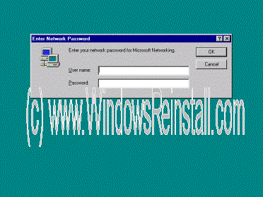 about blank windows 95